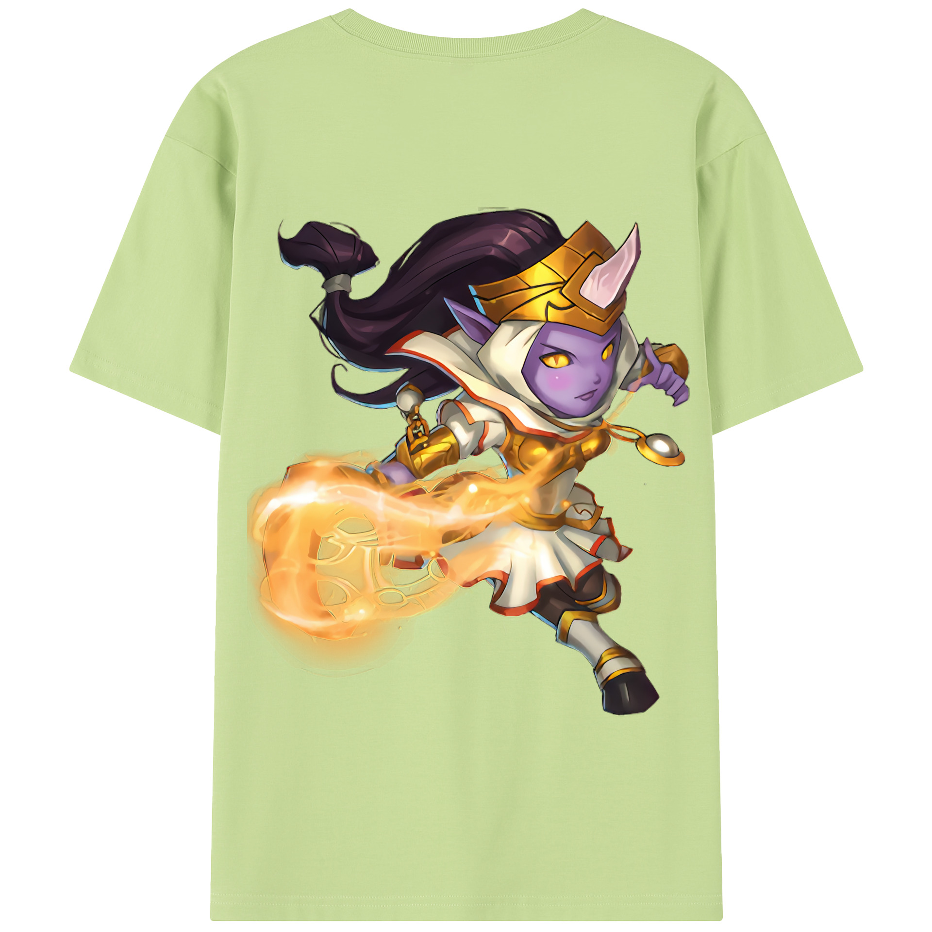 リーグ・オブ・レジェンド League of Legends LOL 綿100％半袖Tシャツ（背面プリント）